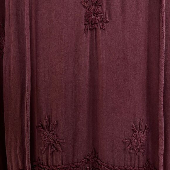Kyla Seo Embroidered Boho Hanna Maxi Dress Size S - Picture 5 of 8